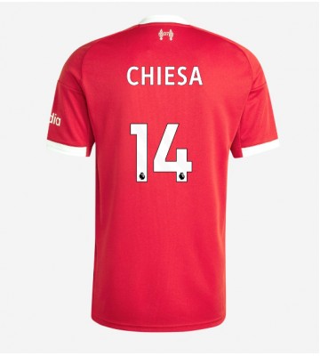 Liverpool Federico Chiesa #14 Hjemmebanetrøje 2025-26 Kort ærmer Liverpool Federico Chiesa #14 Hjemmebanetrøje 2025-26 Kort ærmer